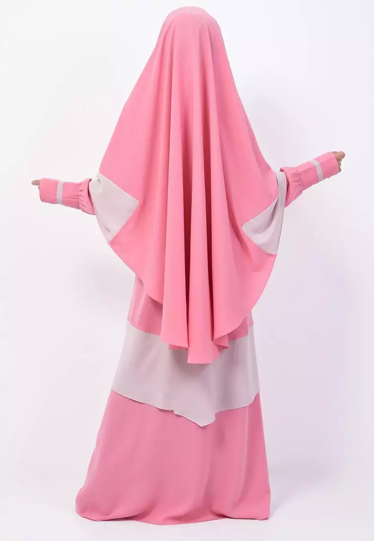 Queenza Baju Gamis Wanita Zayidan Fatimah - Pink