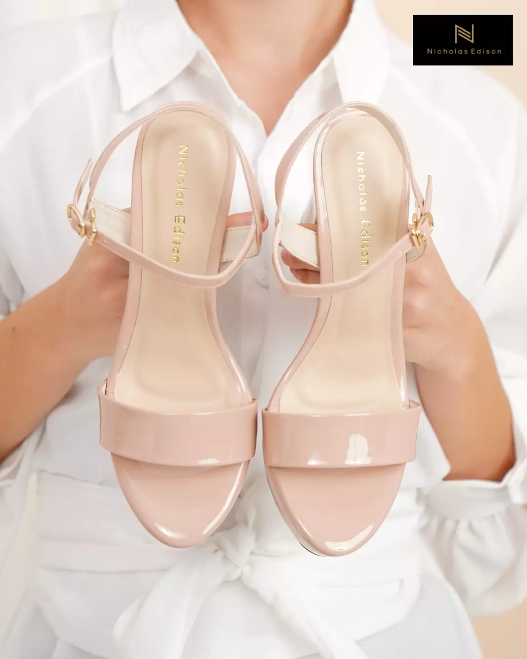 Nicholas Edison Heel Tania Pink