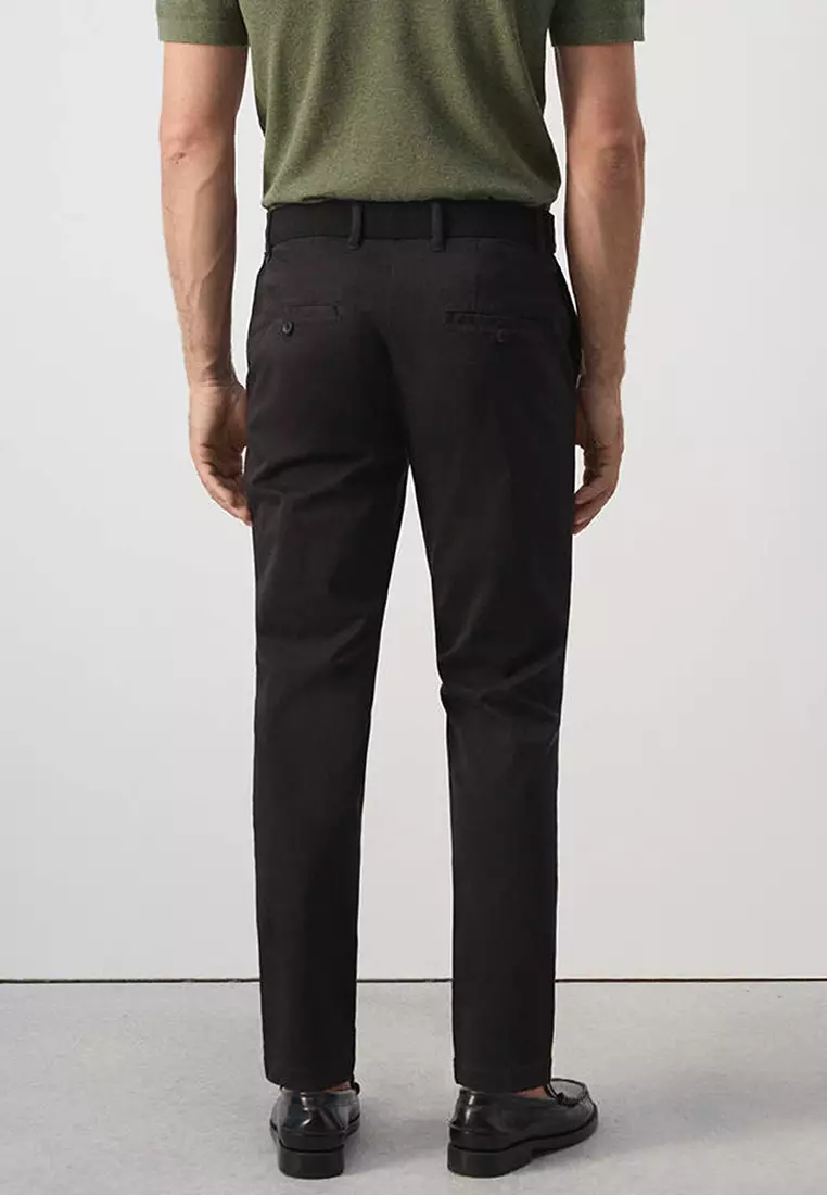 Prato Cropped Tapered Chino Trousers