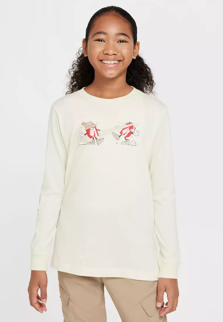 Buy Nike Sportswear Big Kids' Long-Sleeves T-Shirt 2025 Online