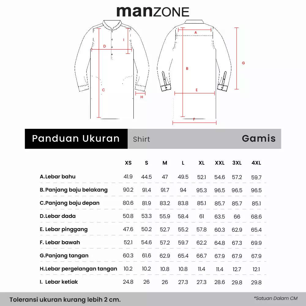 MANZONE Gamis Pria Lengan Panjang Pria FARIZ -  BEIGE Warna BEIGE
