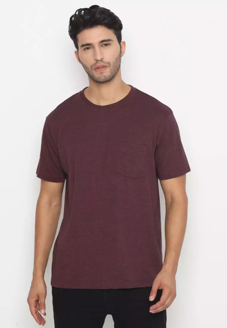 MATSUDA Kaos Polos Pocket T Shirt Cotton Chuo