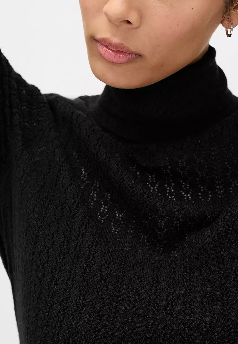 Buy GAP Brooklyn Pointelle Turtleneck Top Online | ZALORA Malaysia