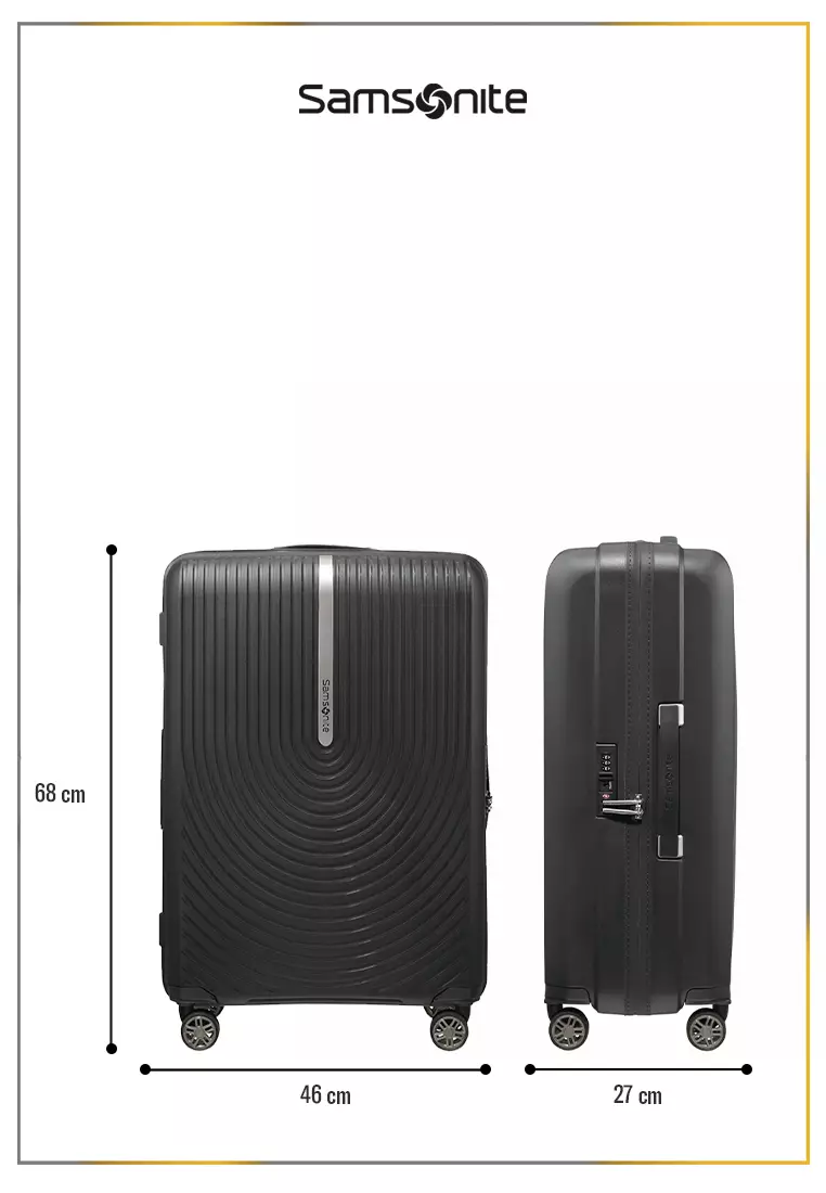 Samsonite Hi-Fi Koper Hardcase Medium/ 25inch Expandable TSA - Black
