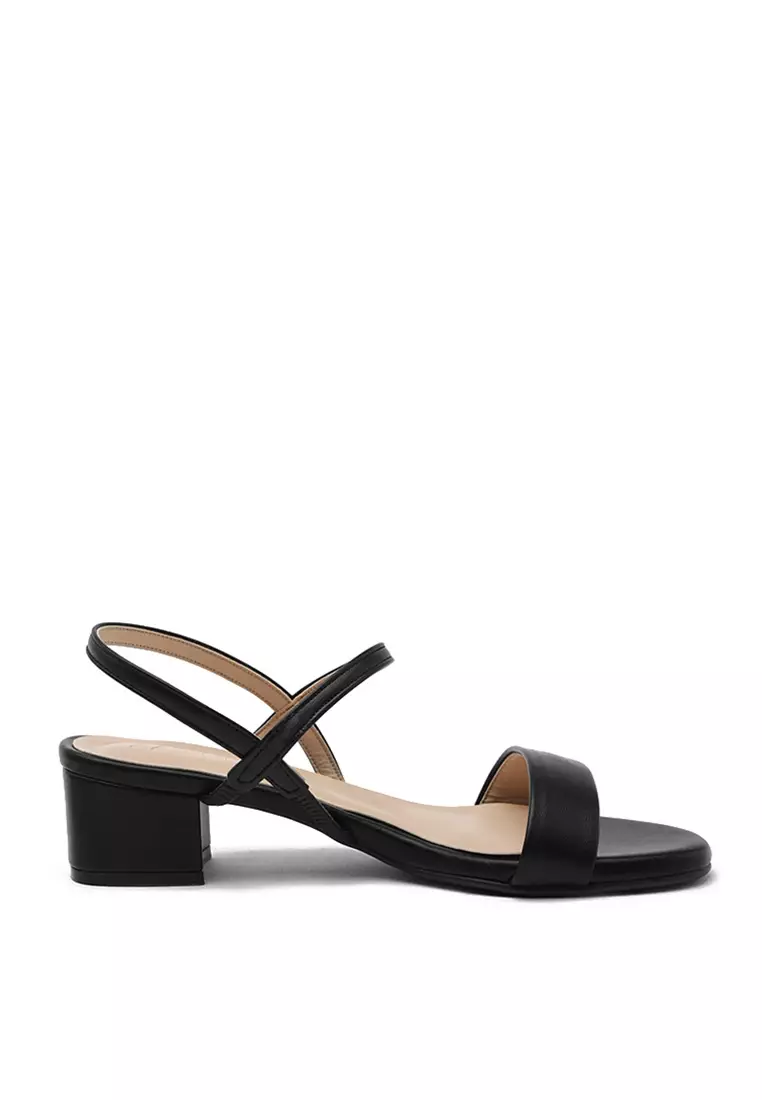 Discount on Sappun  shoes - SKU: Lendid Strap Sandals (4cm) - Black