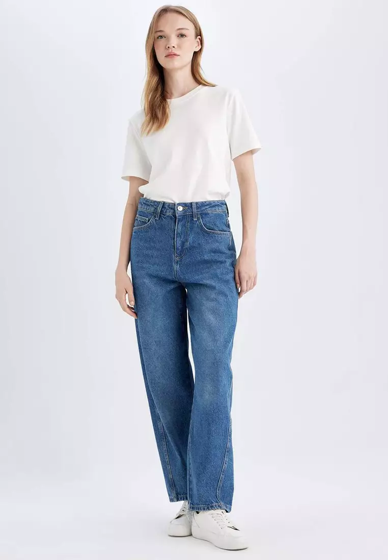 Carrot Fit Denim Jeans