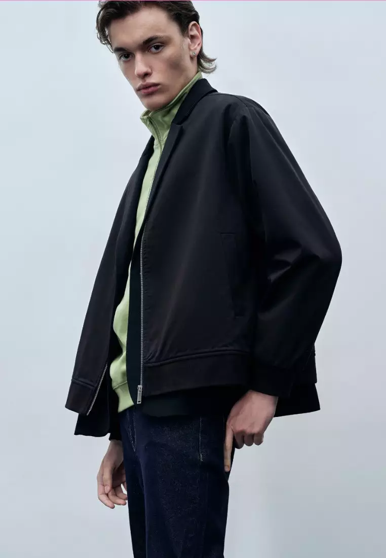Urban Revivo Patchwork Tailored Collar Padded Coat 2024 | Buy Urban ...