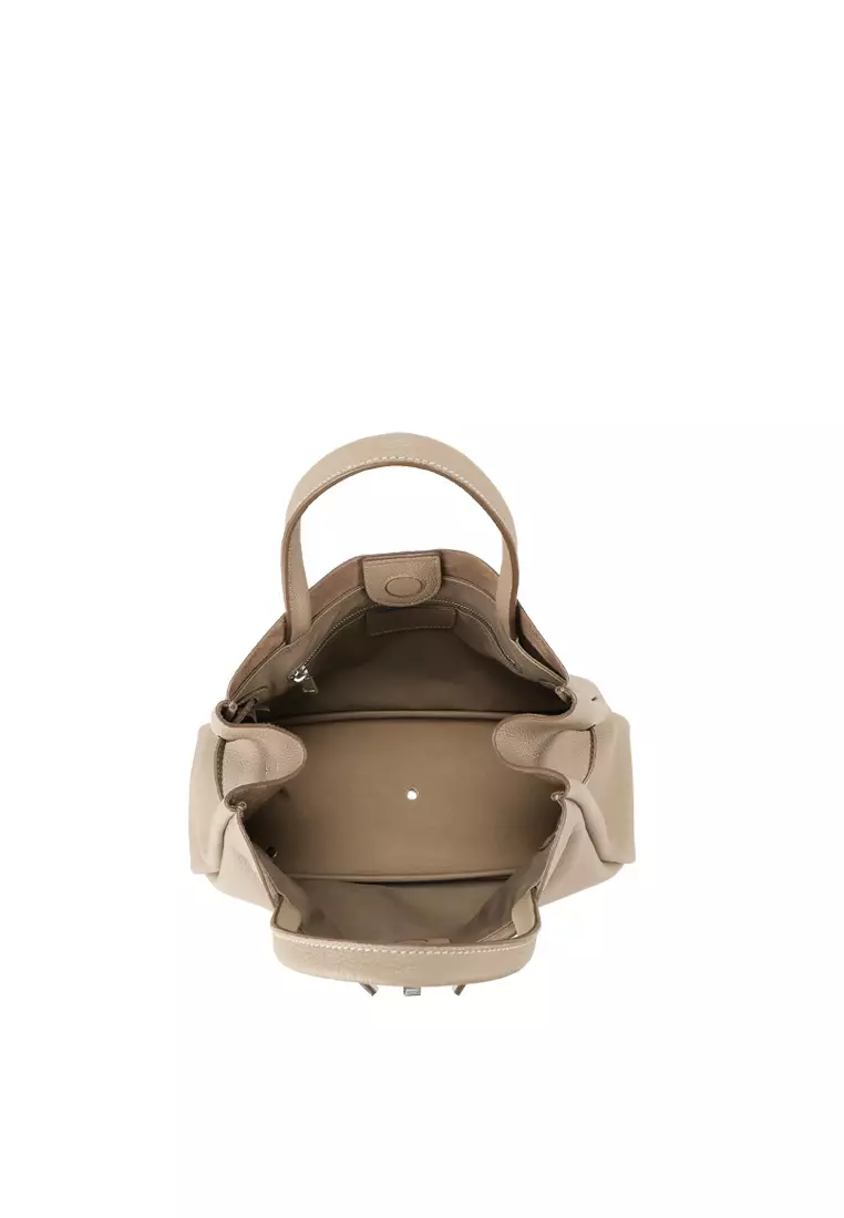 SAOIRSE Soft Structural Belt Tote Bag - Toffee