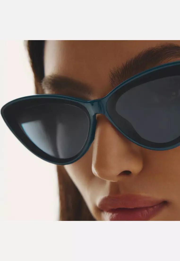 Tempted Sunglasses - Deep Turquoise/Dark Turquoise