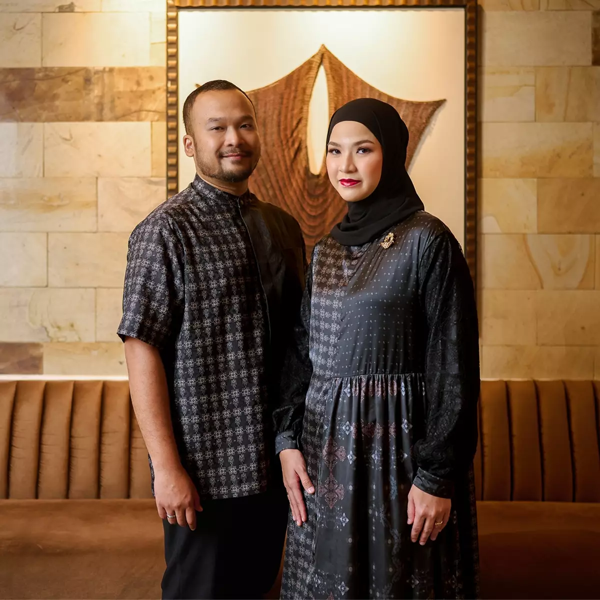 ZM Zaskia Mecca - Kanae Ink Gamis Wanita Premium - Teman Serumpun - Edisi Kamboja