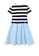FILA blue FILA KIDS Embroidered FILA Logo Striped Dress 8-16 yrs 45B6FKA508BB82GS_6