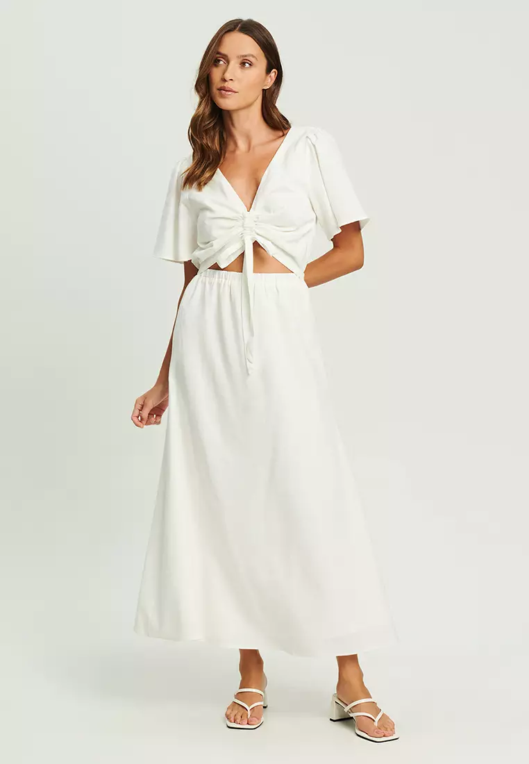 Calli lace v neck sale dress