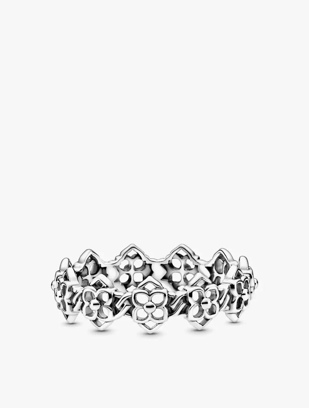 Jual PANDORA Rose Petals Band Ring 52 Silver Original 2024