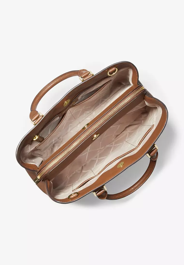 Michael kors camille large satchel deals