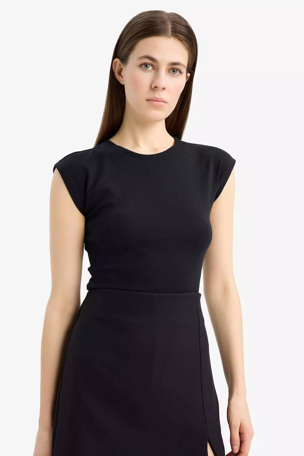 Slim Fit Crew Neck - Plain Modal Kurta