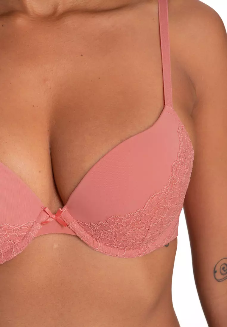 Lexi Lace Wired Push Up Demi Bra