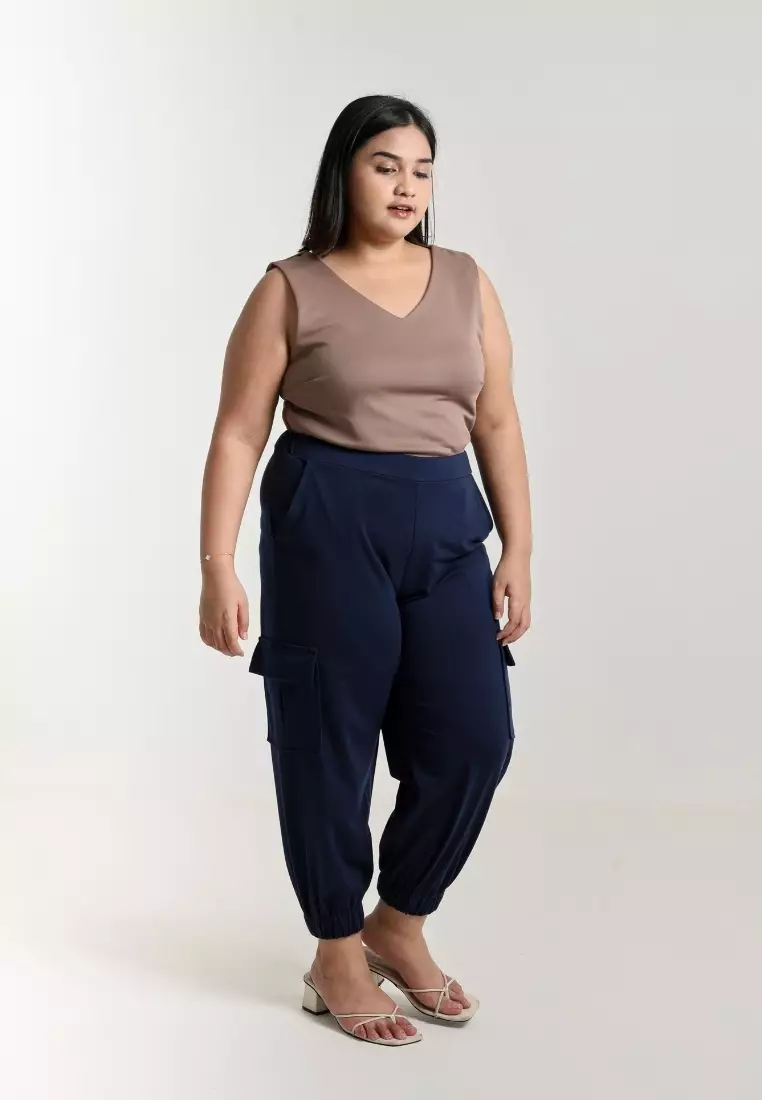 Plus Size Crop Top Tee In Jae Milo