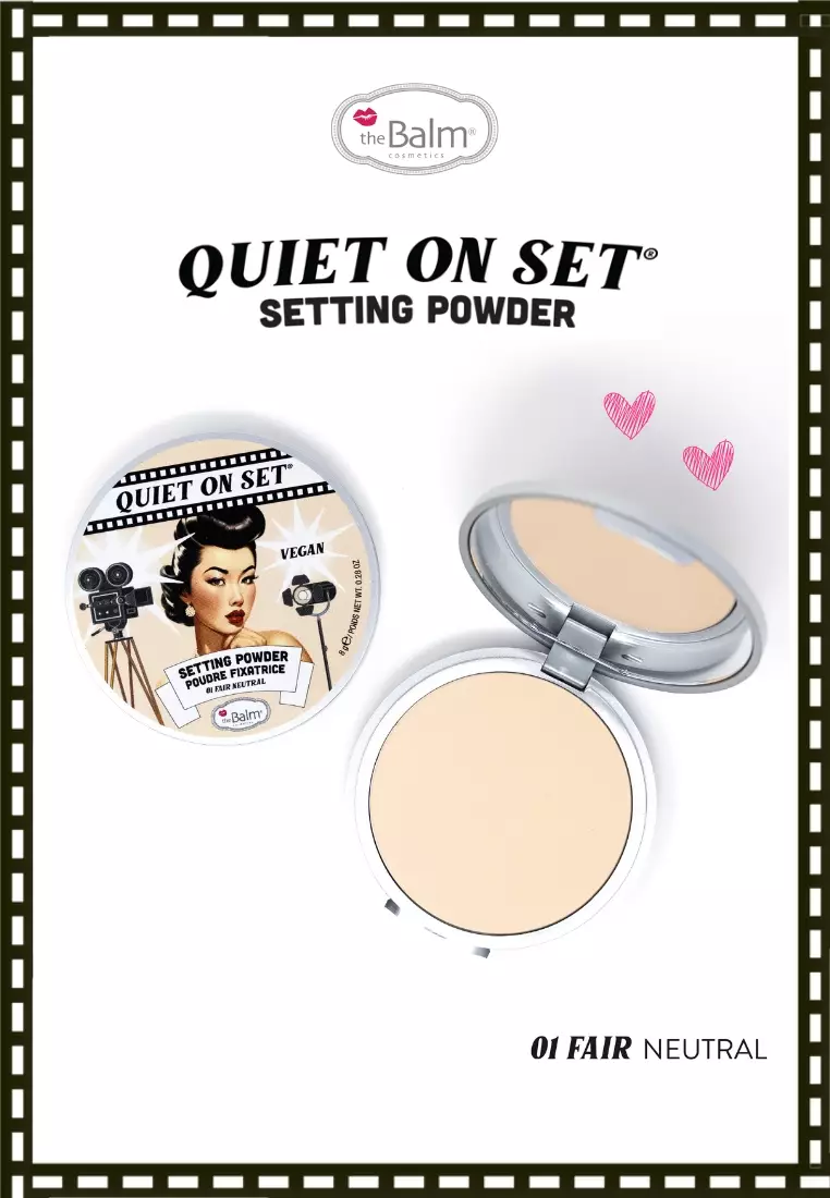 theBalm Quiet On Set Setting Powder - 01 Fair Neutral