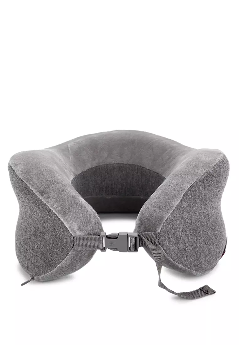 Full Comfort Travel Neck Pillow Grey