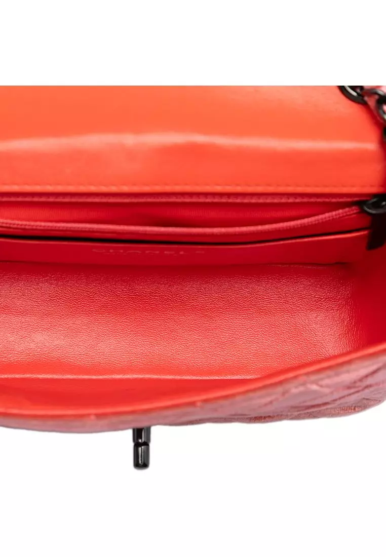 Pre-Loved Chanel Mini Rectangular Classic Velvet Single Flap