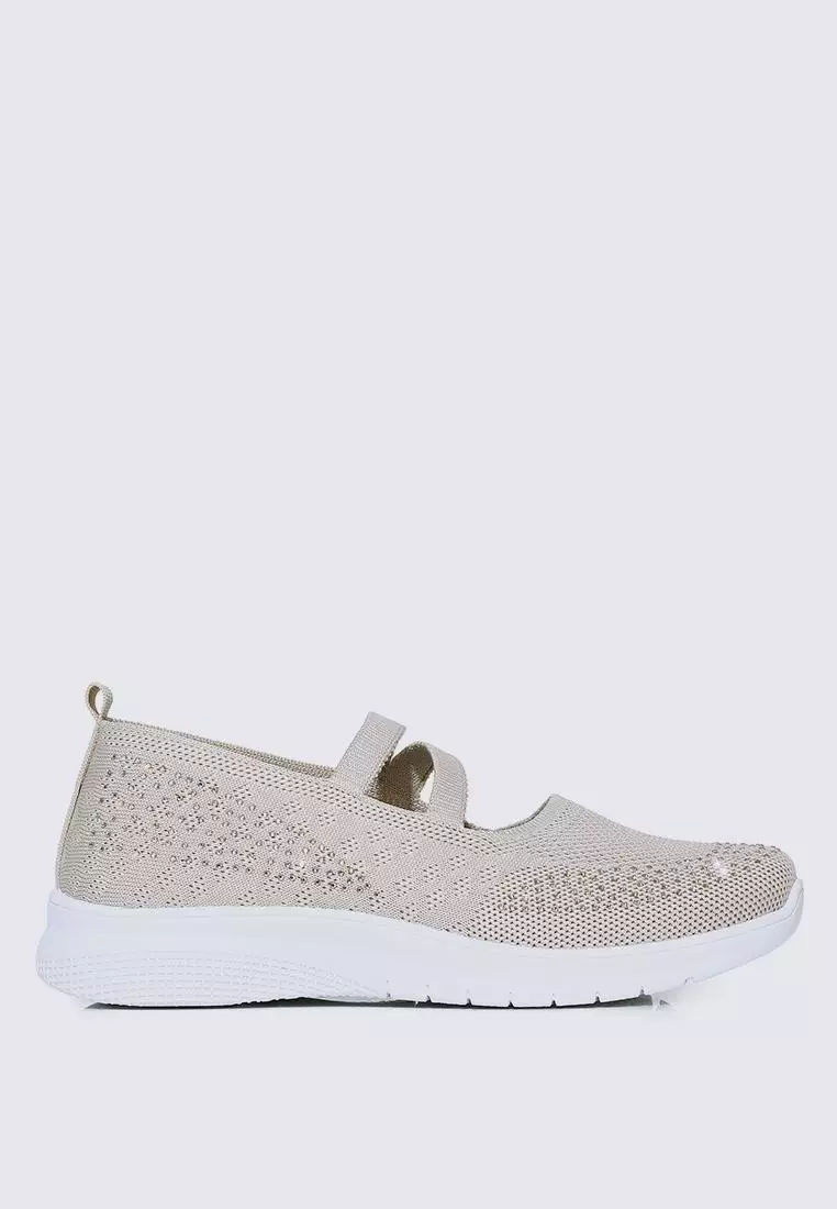 Discount on My Ballerine  shoes - SKU: My Ballerine Gentle Walk Comfy Sneakers In Nude