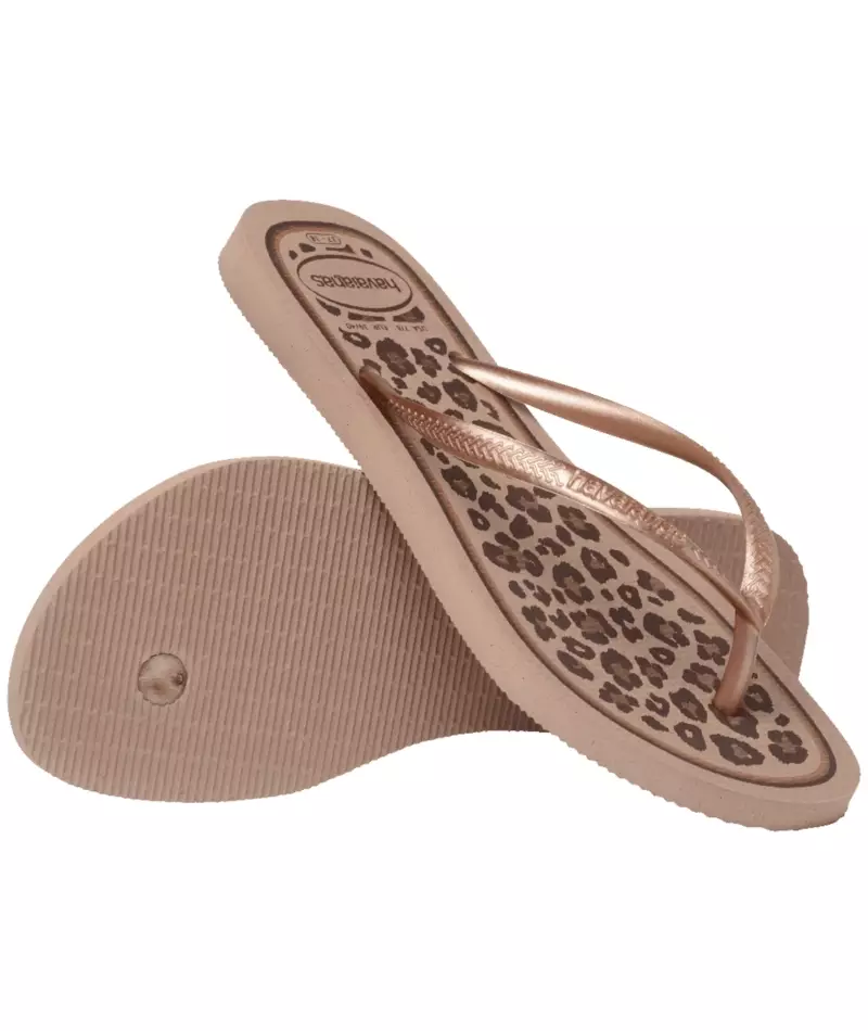 [ONLINE EXCLUSIVE] Havaianas 5282 Slim Animals Rose Gold - Sandal Wanita