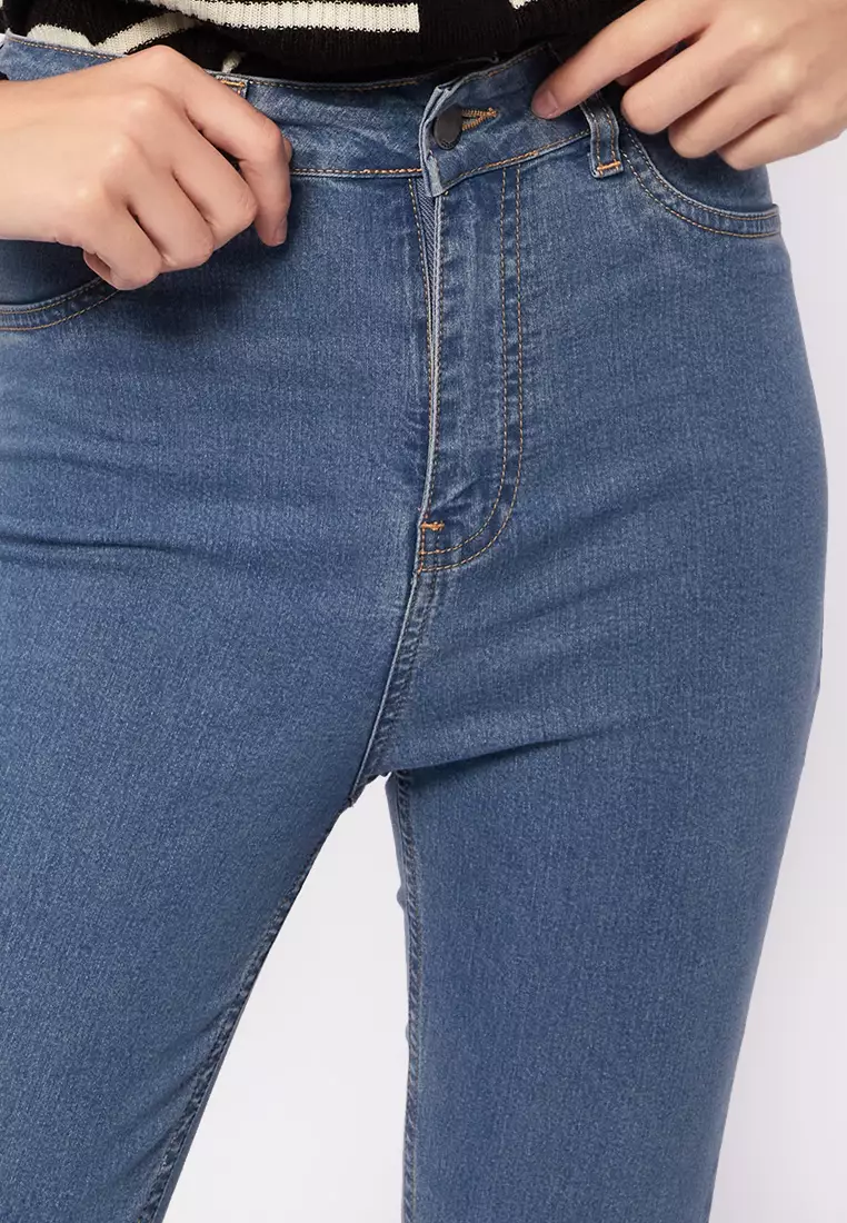 Slim Fit Denim Pants