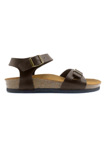 SoleSimple brown Naples - Dark Brown Leather Sandals & Flip Flops 144B4SHE0C0192GS_1