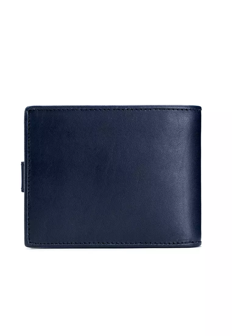 ENZODESIGN ENZODESIGN Italian Leather Made Tab Wallet with Coin Pocket ...