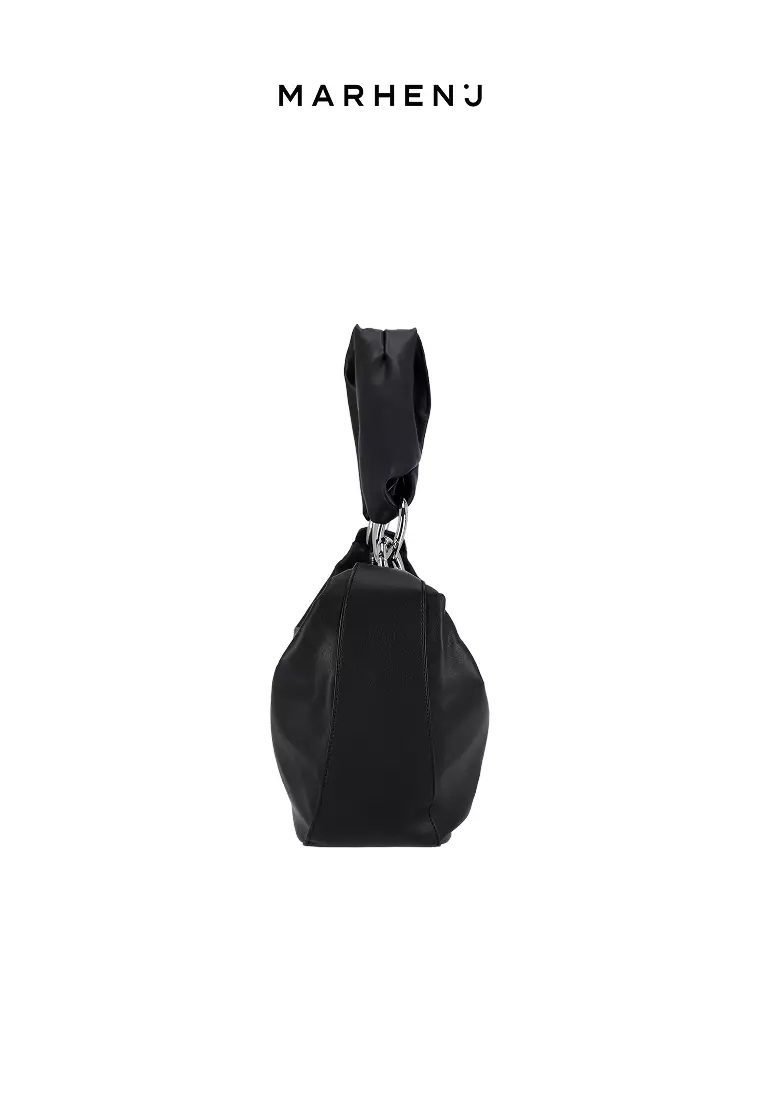 ARROW Vegan Leather Crossbody Bag Black
