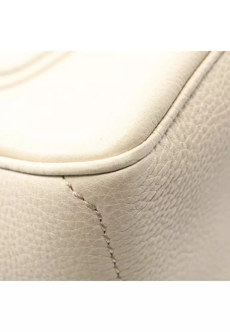 Pre-Loved Celine boogie bag Handbag leather off white