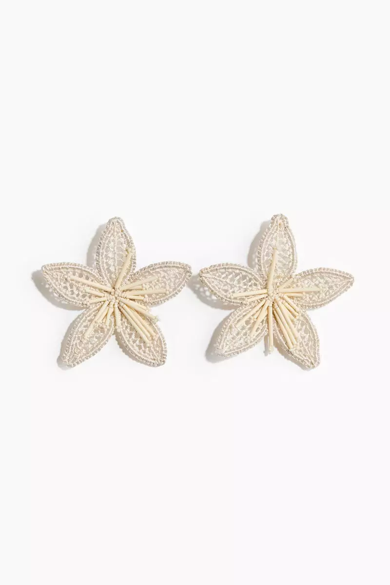 Crochet-look earrings
