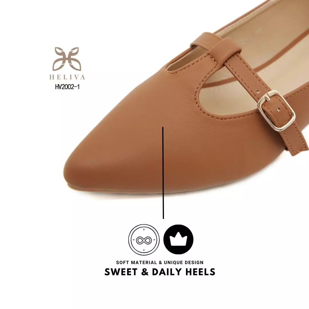 HELIVA WINA Timeless Mary Jane Pumps with Elegant 2.5cm Lift HV2002-1