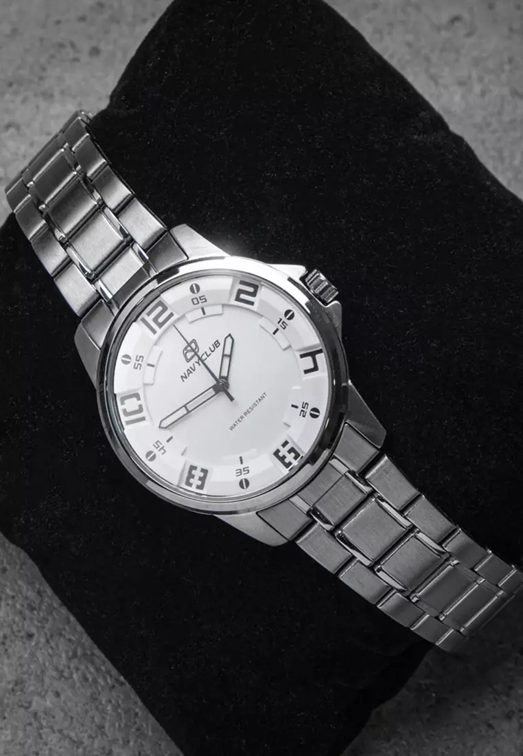 Navy Club Jam Tangan Pria Moreno- Stainless Steel Strap