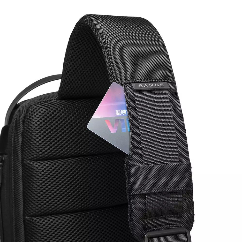 Bange BG22085 Tas Selempang Sling Bag Pria Lock - BLACK