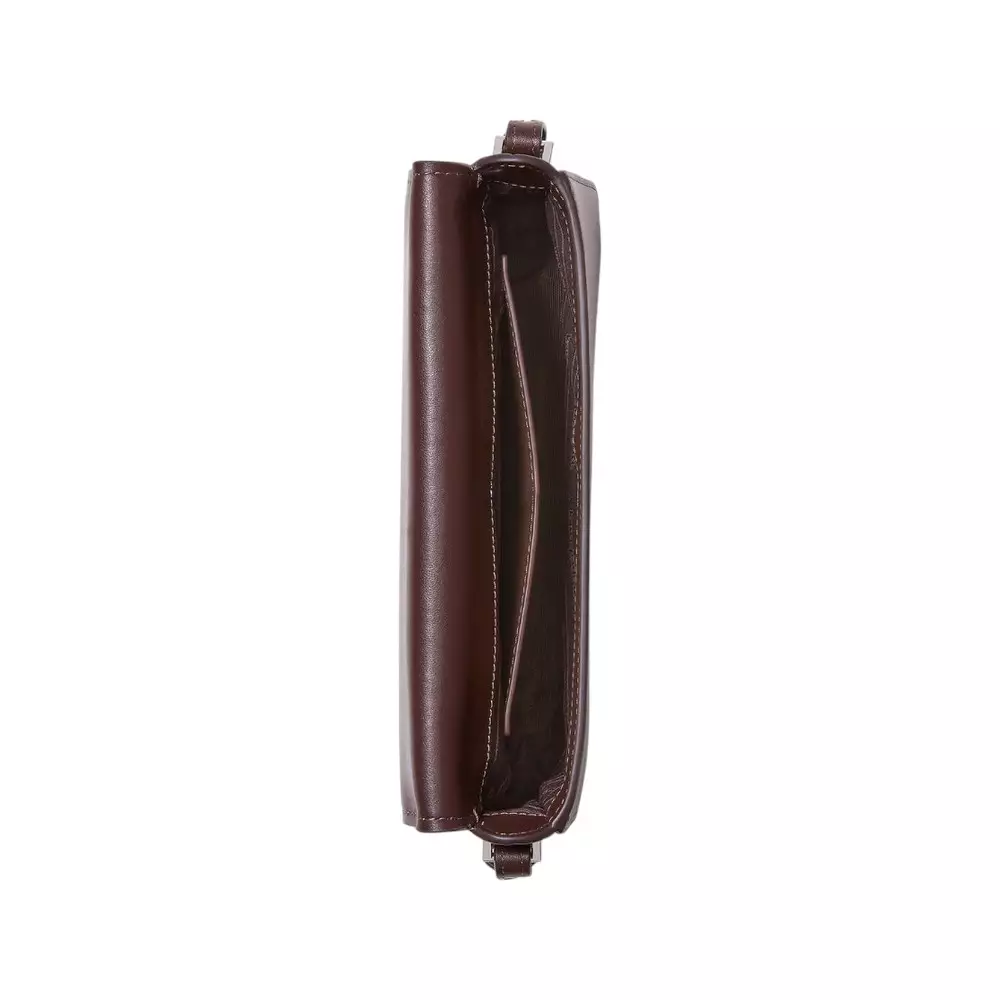 [7.7 SALEBRATION] Liv Small East West Shoulder Bag Hot Fudge