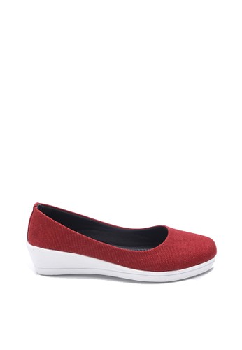 Dr. Kevin Women Flat Shoes Wedges 43110 - Red