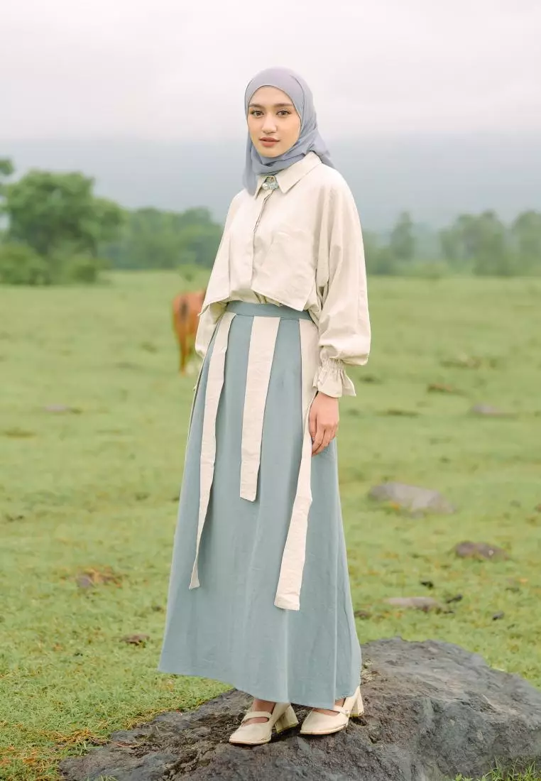 Ruma Skirt Blue Pastel