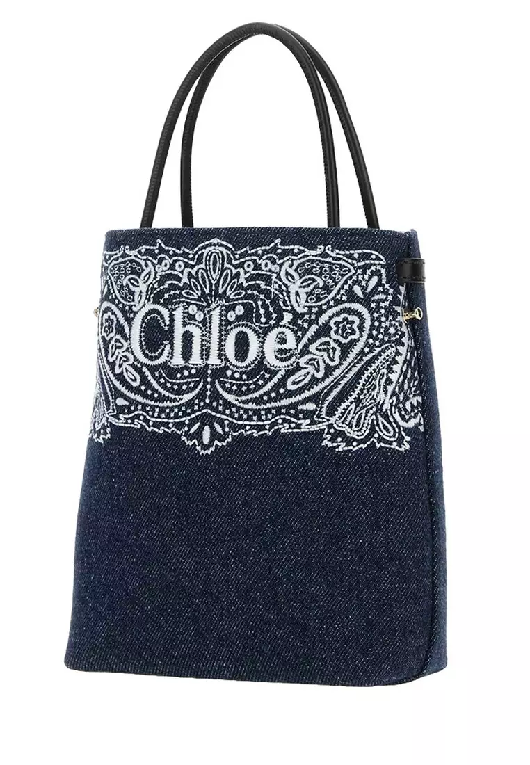 Denim MicSense In Blue Crossbody Bag in Blue