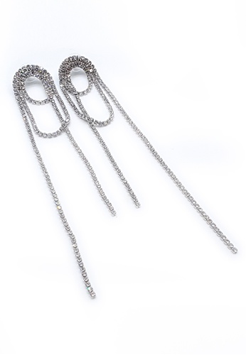BELLE LIZ silver Serene Silver Long Gorgeous Earrings 442EAACA07135EGS_1