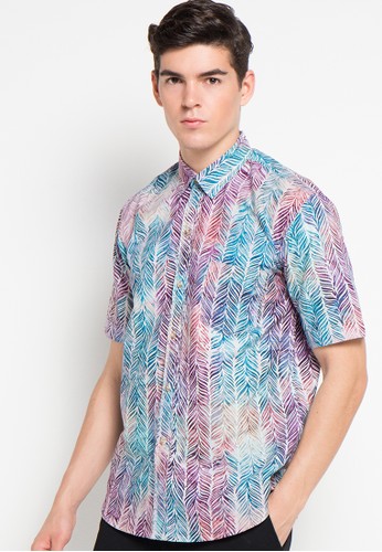 Sunset Another Feather Stripe Slimfit Shirt