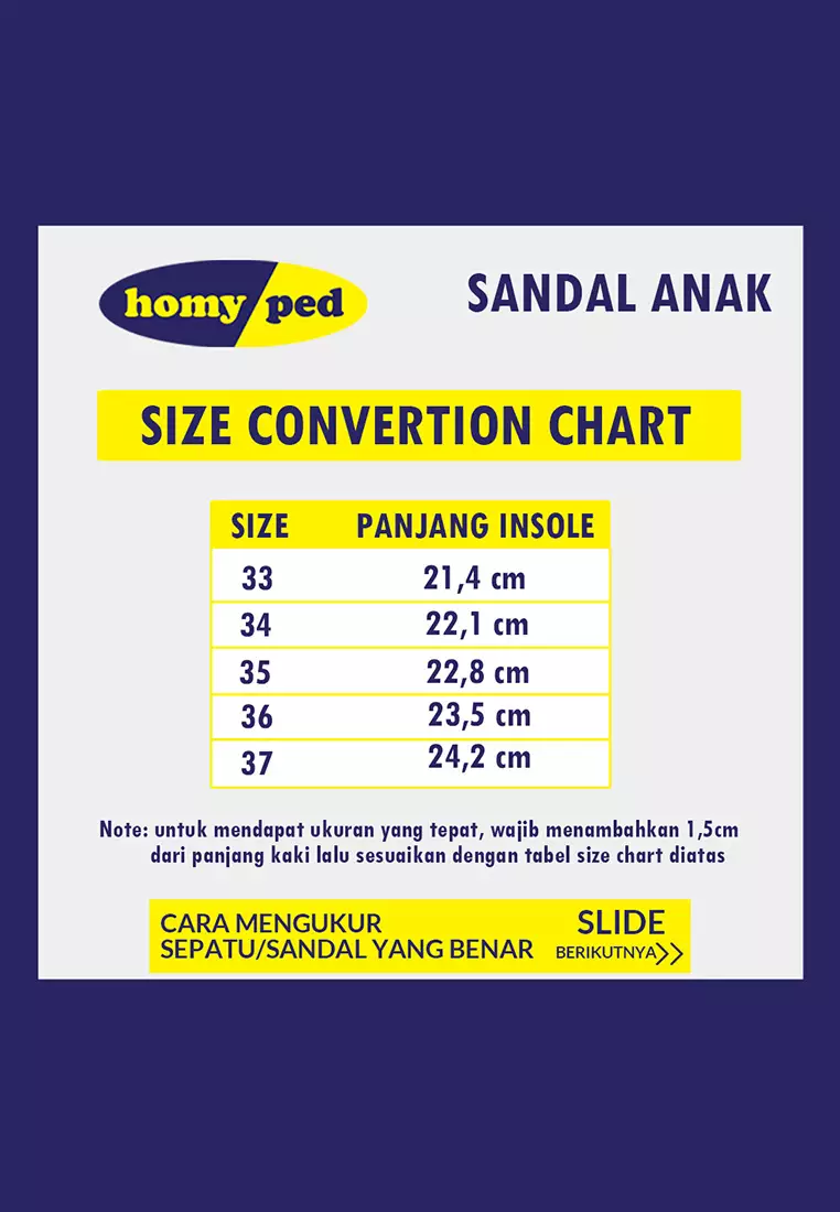 Homyped Carlos Jr Sandal Casual Slop Anak