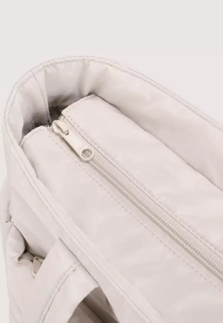 Bagsmart Zora Puffy Tote 20L (Beige)
