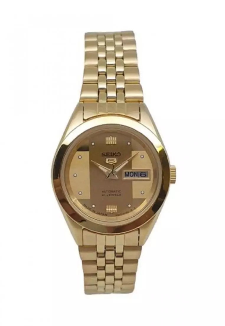 Seiko automatic 21 hot sale jewels gold