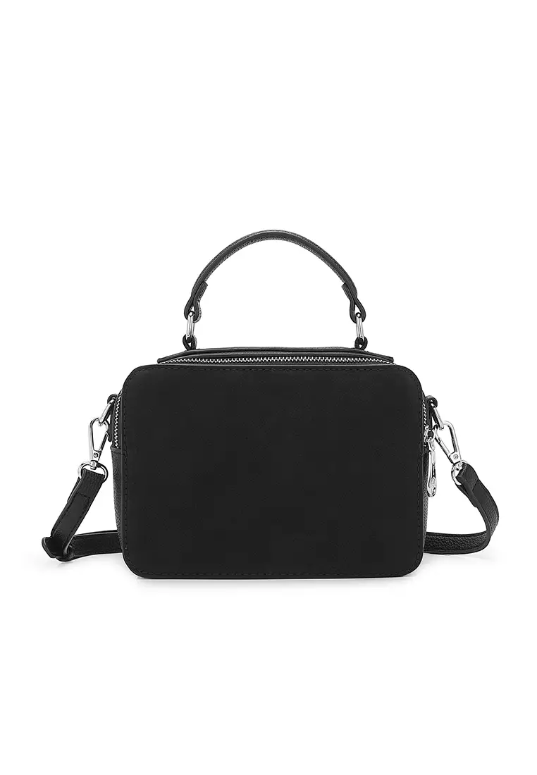 Women's Top Handle Bag / Sling Bag / Crossbody Bag / Shoulder Bag (Tas Tangan Wanita / Tas Selempang Wanita / Tas Bahu Wanita) - Hitam