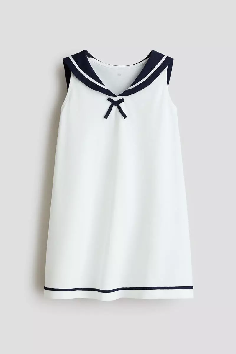 COOLMAX® Sailor-collared dress