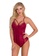 LYCKA red LEB7116-Lady Sexy One Piece Bodysuit-Red 08D87US3BBDFF8GS_4