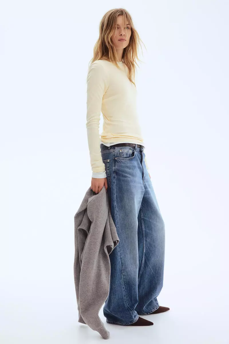 Pima cotton jersey top