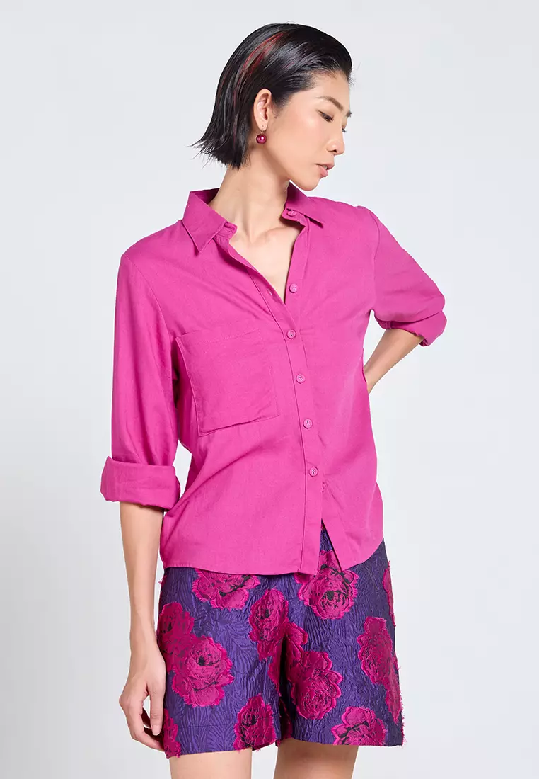Casual Workwear Linen Shirt