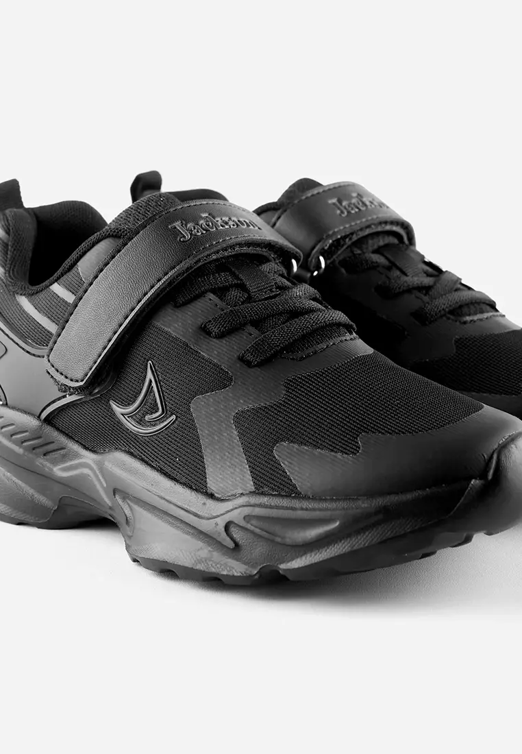 Jackson Kids Zeus 1S7 Full Black - Sepatu Sneakers